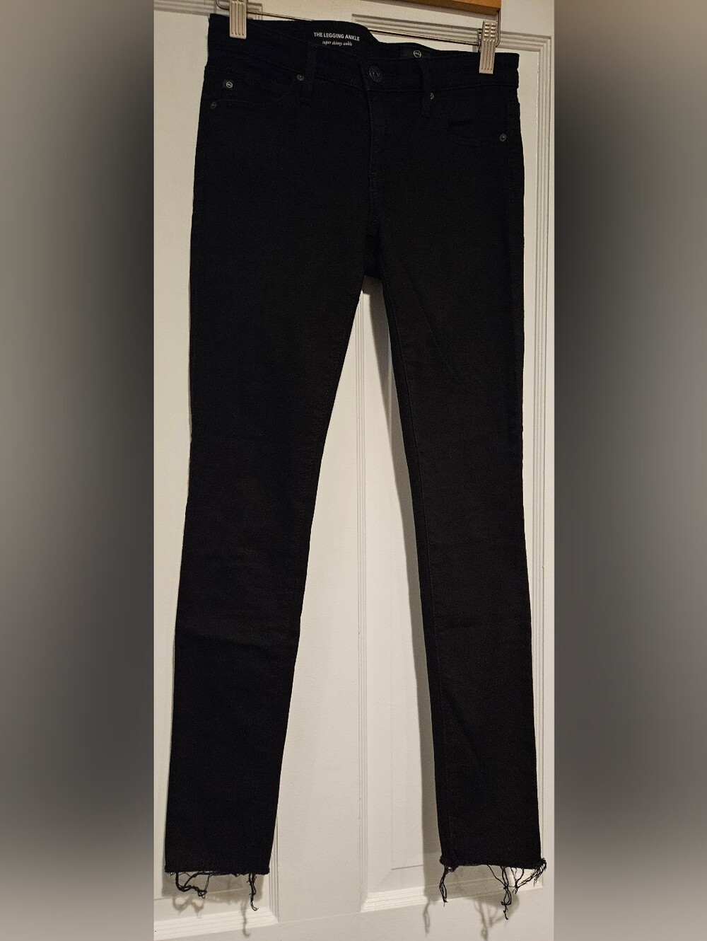 Ag Adriano Goldschmied Black Skinny Jeans